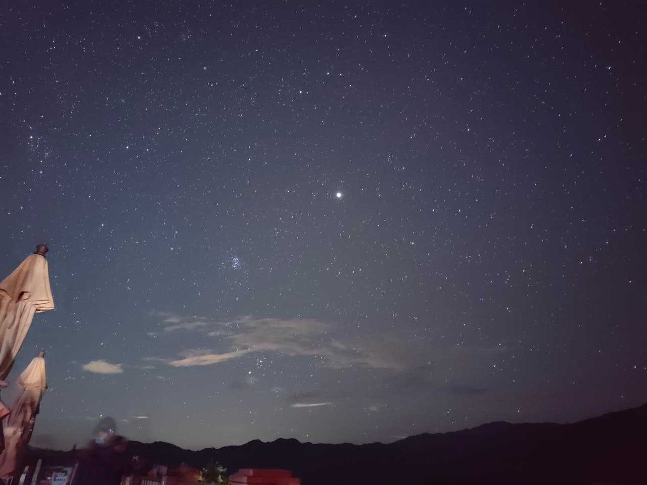 員工旅遊放晴後的星空
